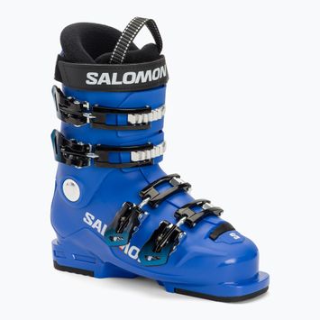 Bocanci de schi pentru copii Salomon S Race 60 T L race blue/white/process blue