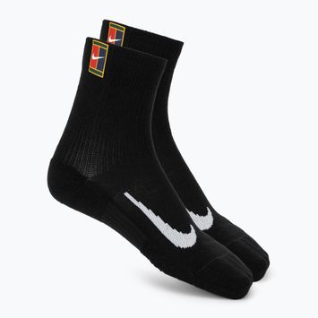 Șosete Nike Court Multiplier Max 2 perechi black/black