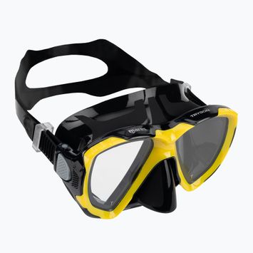 Mască de snorkeling Mares Trygon negru și galben 411262