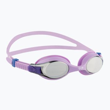 Ochelari de înot pentru copii  TYR Swimple Metallized silvger/purple