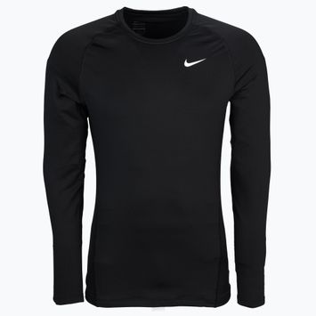 Tricou de antrenament pentru bărbați Nike Pro Warm LS negru CU6740-010