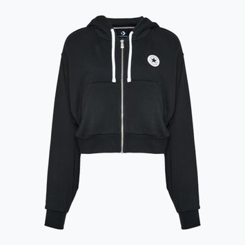 Hanorac pentru femei Converse Retro Full-Zip Hoodie converse black