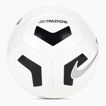 Minge de fotbal Nike Pitch Training white/black/silver mărime 4