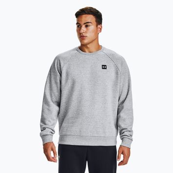 Bluză pentru bărbați Under Armour Rival Fleece Crew mod gray light heather/black