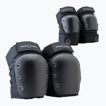 Set de apărători Pro-Tec Street Open Back Knee Elbow black