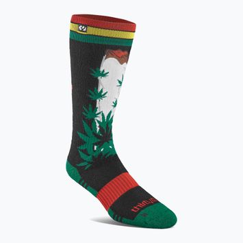 Șosete de snowboard pentru bărbați ThirtyTwo TM Merino black/green