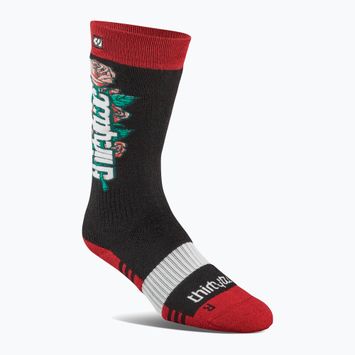 Șosete de snowboard pentru femei ThirtyTwo Merino black/pink