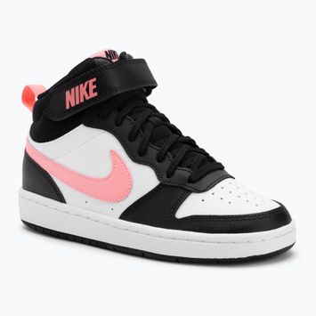 Încălțăminte pentru copii Nike Court Borough Mid 2 black/sunset pulse/white