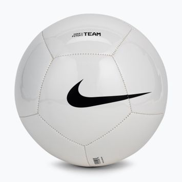 Minge de fotbal Nike Pitch Team biała DH9796 mărimea 5