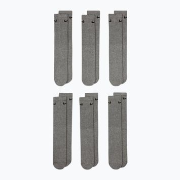 Șosete Nike Everyday Cushioned 6 perechi carbon heather/black