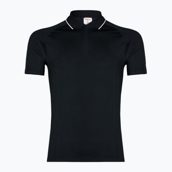 Tricou pentru bărbați Wilson Team Seamless Polo 2.0 black