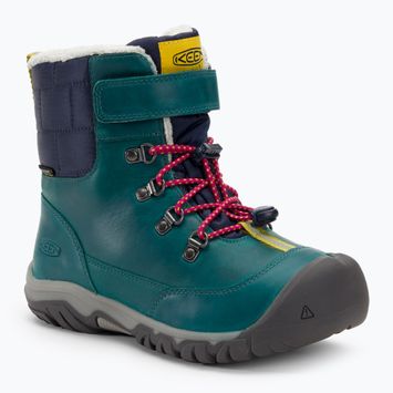 KEEN Kanibou WP Deep lagoon/jazzy cizme de trekking pentru copii