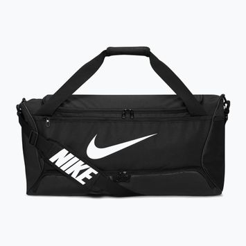 Geantă de antrenament Nike Brasilia 9.5 60 l black/black/white