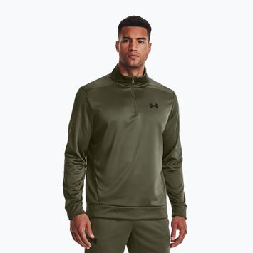 Under Armour Armour Fleece Fleece 1/4 Zip tricou de antrenament pentru bărbați verde 1373358