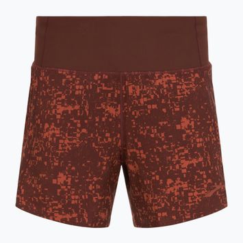 Pantaloni scurți de alergare pentru femei Brooks Chaser 5" run raisin glitch print