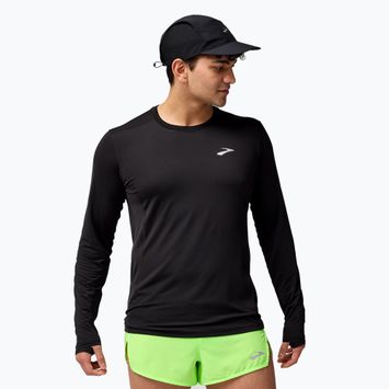 Longsleeve de alergare pentru bărbați Brooks Atmosphere 3.0 black