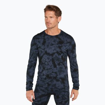 Longsleeve termoactiv pentru bărbați icebreaker Merino 200 Oasis Crewe Cloud Dye graphite/black