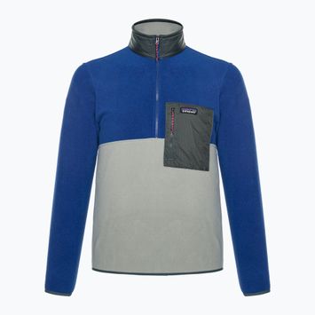 Bărbați Patagonia Microdini fleece sweatshirt 1/2 Zip P/O sleet verde sleet