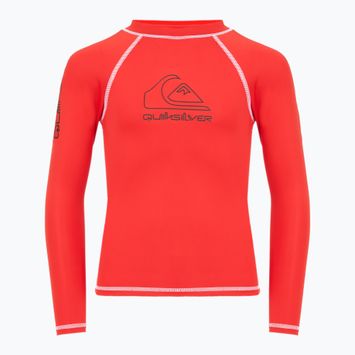 Longsleeve de înot pentru copii Quiksilver On Tour red