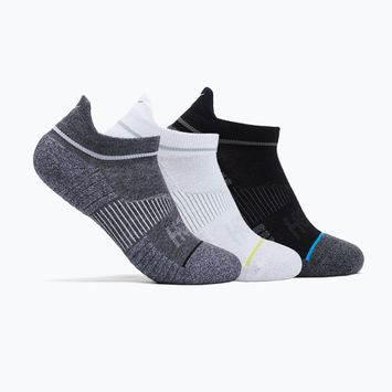 Șosete de alergare HOKA No-Show Run Sock 3 pary white/black/grey