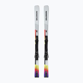 Schiuri de coborâre Salomon S/Max Endurance + legături  M10 GW white/safety yellow/black