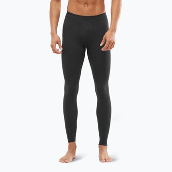 Pantaloni termoactivi pentru bărbați Salomon Essential Seamless deep black