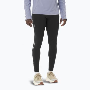 Colanți de alergare pentru bărbați Salomon Sense Aero Stow deep black