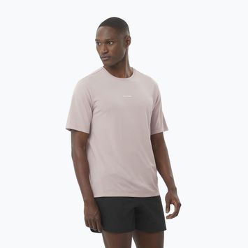 Tricou de alergare pentru bărbați Salomon SHAKEout Core etherea