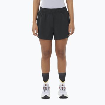 Pantaloni scurți de alergare pentru femei Salomon SHAKEout Easy 4" deep black