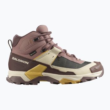 Încălțăminte de trekking pentru femei Salomon X Ultra 5 MID GTX burlwood / french roast / rattan
