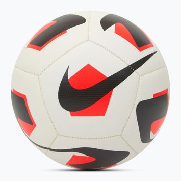 Minge de fotbal Nike Park Team 2.0 white/bright crimson/black mărimea 3