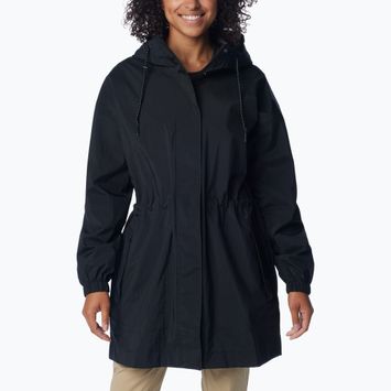 Palton de ploaie pentru femei Columbia Splash Side black crinkle