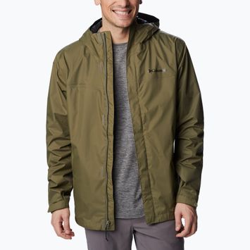 Geacă de ploaie pentru bărbați Columbia Watertight II stone green