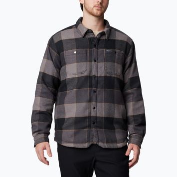 Tricou pentru bărbaț Columbia Windward II black multi windowpane check