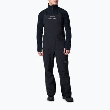 Pantaloni de schi pentru bărbați Columbia Highland Summit II Bib black / black