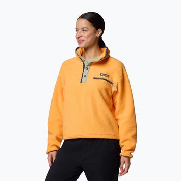 Bluză pentru femei Columbia Helvetia II Cropped Half Snap Fleece summer orange