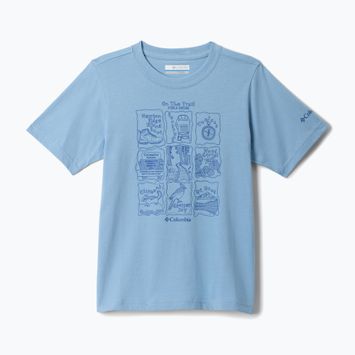 Tricou pentru copii Columbia Valley Creek Graphic ripple blue/hike guide