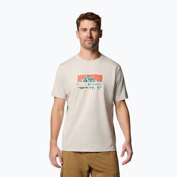 Tricou pentru bărbați Columbia Ice Lake II SS Tee dark stone/peak direction