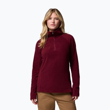 Bluză fleece pentru femei Columbia Glacial IV 1/2 Zip rich wine