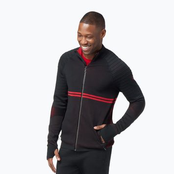 Bărbați Smartwool Intraknit Merino Tech Full Zip pulover termic negru 16671