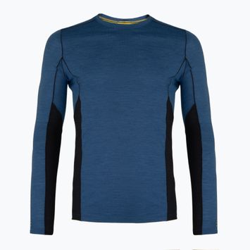 Longsleeve termoactiv pentru femei Smartwool Merino Sport Crew laguna blue/ deep navy