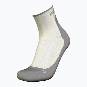 Șosete de trekking pentru femei icebreaker Merino Hike+ Light Mini ecru hthr/alloy