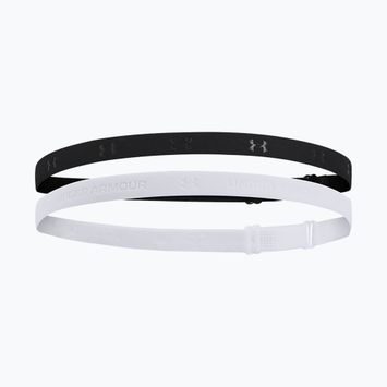 Bandană de cap Under Armour Mini Bands (2 buc.) black/mod gray