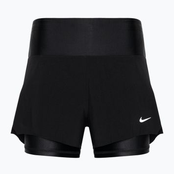 Pantaloni scurți de alergare pentru femei Nike Dri-Fit Swift Mid-Rise 3" 2IN1