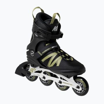 Role pentru femei K2 Freedom III 80 Alu negru-verzi 30H0601.1.1.085