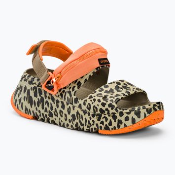 Sandale Crocs Hiker Xscape Animal kaki/leopard