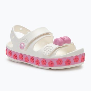 Sandale pentru copii Crocs Crocband Cruiser Pet Kids white/pink tweed