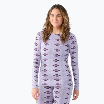 Longsleeve termoactiv pentru femei Smartwool Merino 250 Baselayer Crew Boxed violet flirt with me