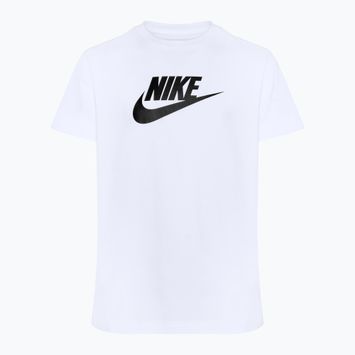 Tricou pentru copii Nike Sportswear Futura white/black