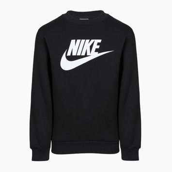 Bluză pentru copii Nike Sportswear Club Fleece Comet Black/White